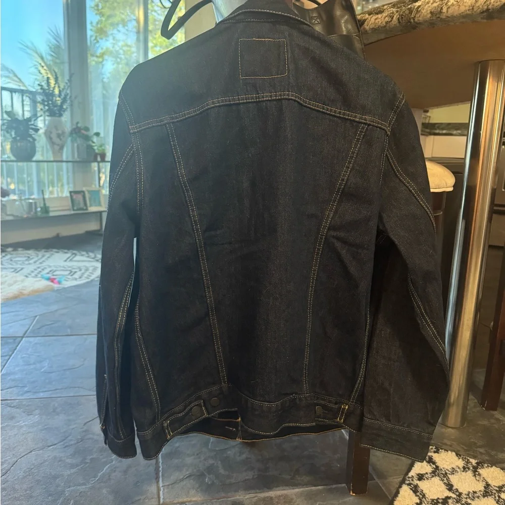 Levi's Men's Dark Blue Denim Jacket - Picture 2 of 3
